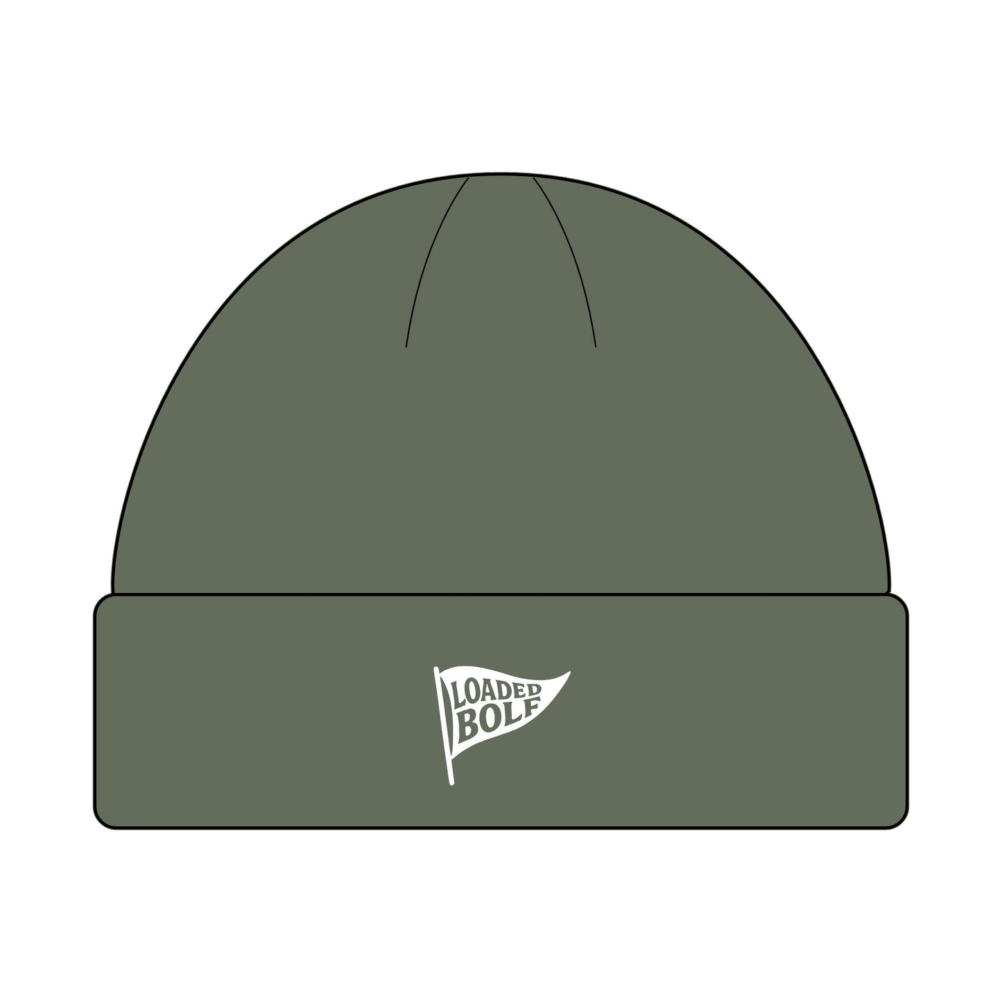 "Flag" Cuff Beanie